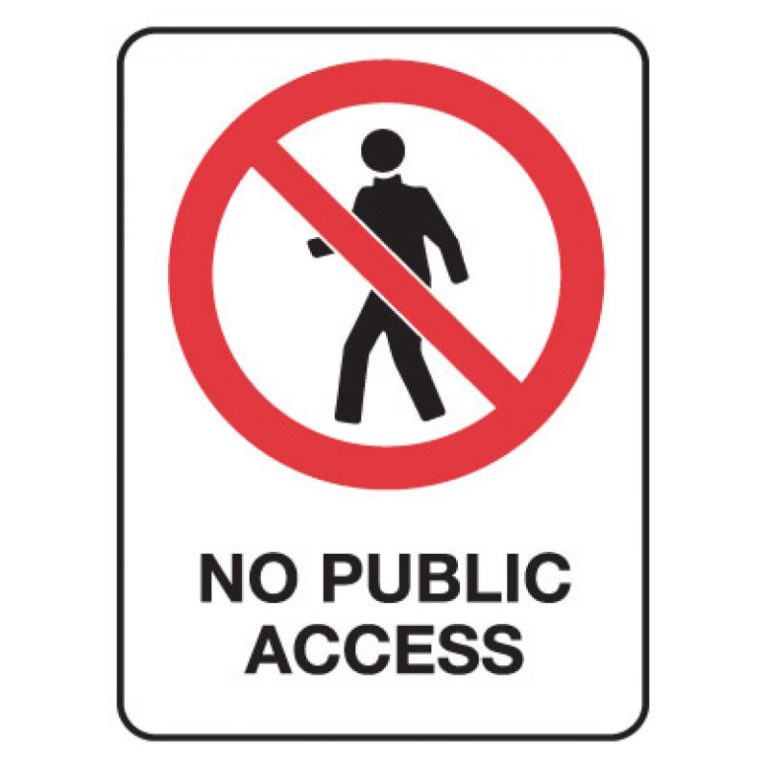 no-public-access-hie-signs